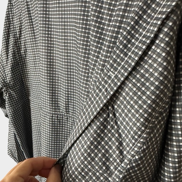 HEYBO Outdoors Beaufort Performance Fishing Shirt Charcoal Plaid Size XL NWT - Picture 8 of 12